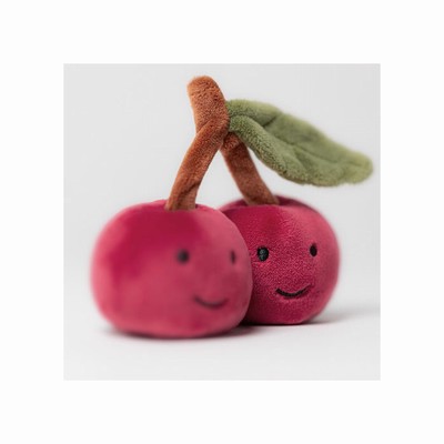 Jellycat Fabulous Fruit Cherry USA | 91863PNMA